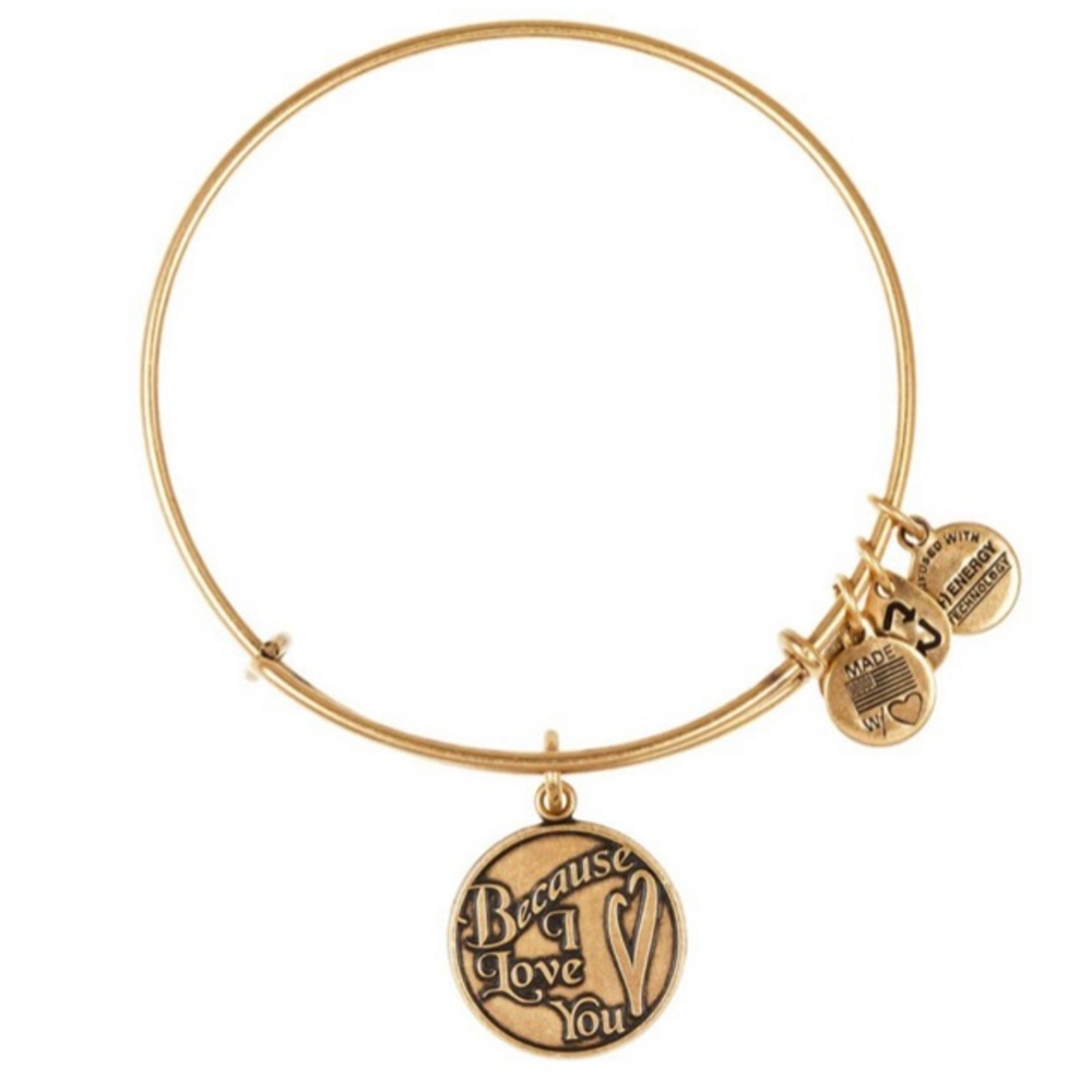 Alex and Ani Gold “Because I Love You” Bangle